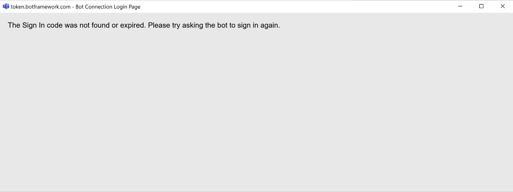 Teams app sign in code expired.png